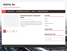 Tablet Screenshot of portalrh.com.br